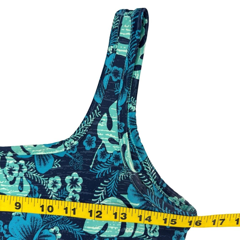 Columbia Sundress Size S Blue Floral Freezer III UV Protection Tropical Beach - Picture 7 of 11